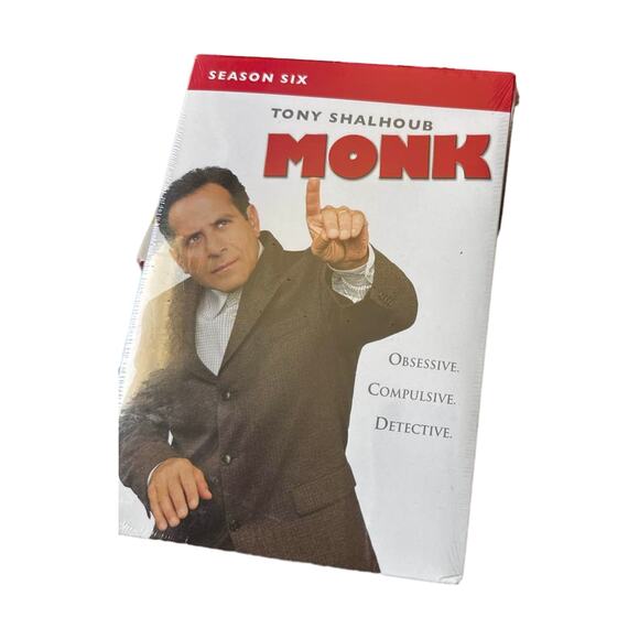 Monk DVD Set Seasons 1-6 Tony Shalhoub Series Box - Picture 3 of 4